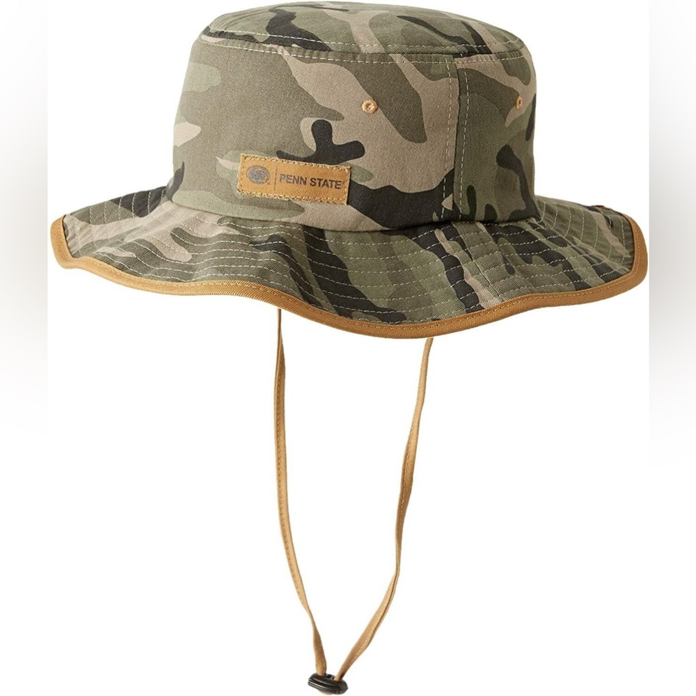 Penn State Nittany Lions Zephyr Machete Bucket Hat - Washed Camo Adult S/M NCAA